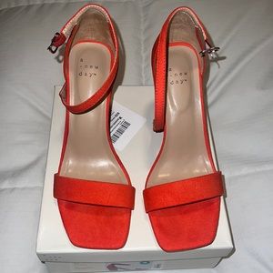 Brand New suede heel!